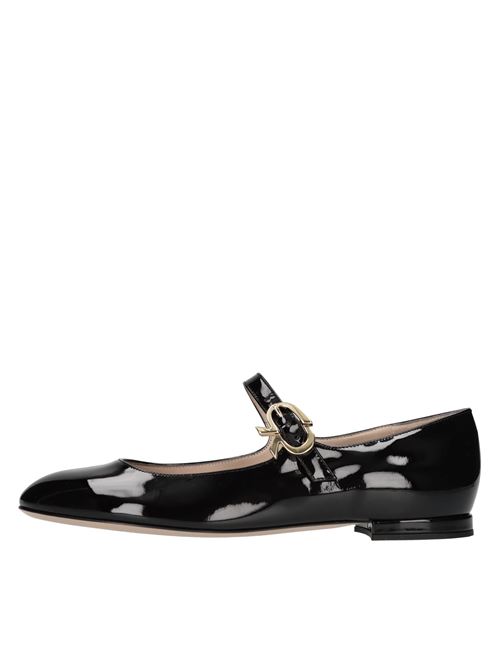  GIANVITO ROSSI | MARY RIBBON 05 VERN.NERO